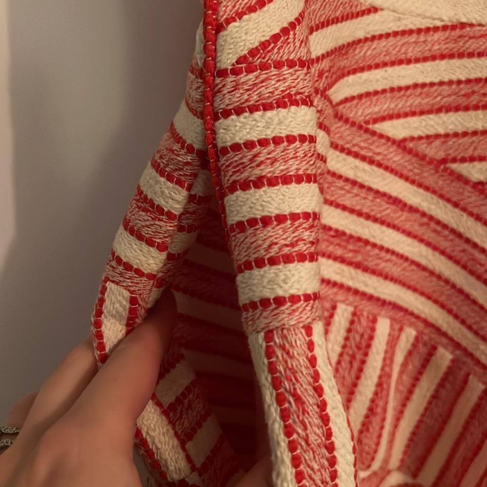 Philip Lim red and white striped a-line dress - Picture 3 of 10